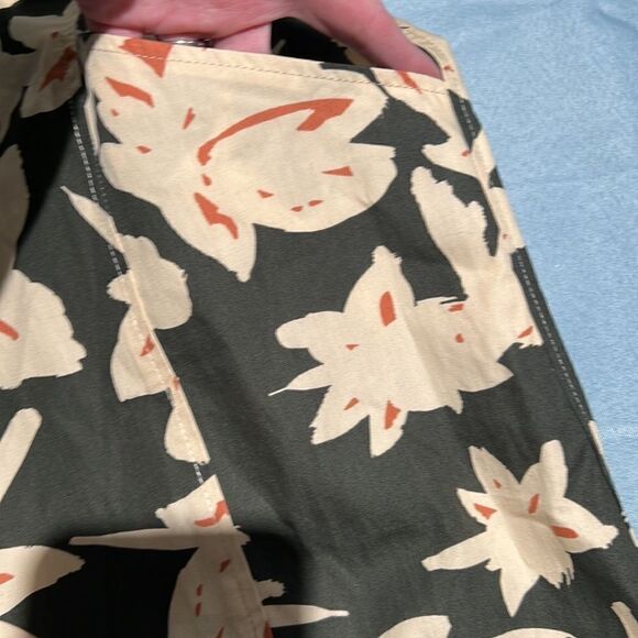 NWT ZARA MULTICOLOR HIGH WAIST FLORAL PRINTED BALLOON PANTS C21 - Picture 7 of 8